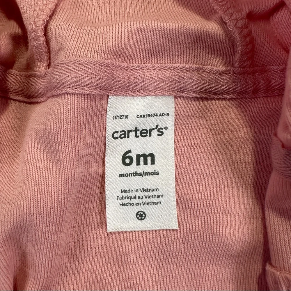 Carter's Pink Baby Cardigan Size 6 Months
